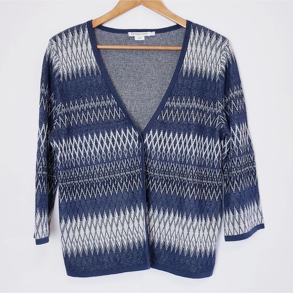 Pendleton Petite PL Linen/Cotton One-Button Cardigan - Picture 1 of 7